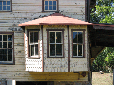 dormer before painting