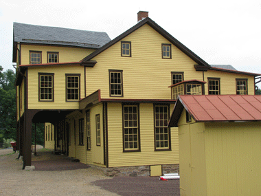 main building after painting